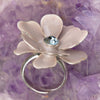 Pilgrim 3d Ring, Lilac/Silver
