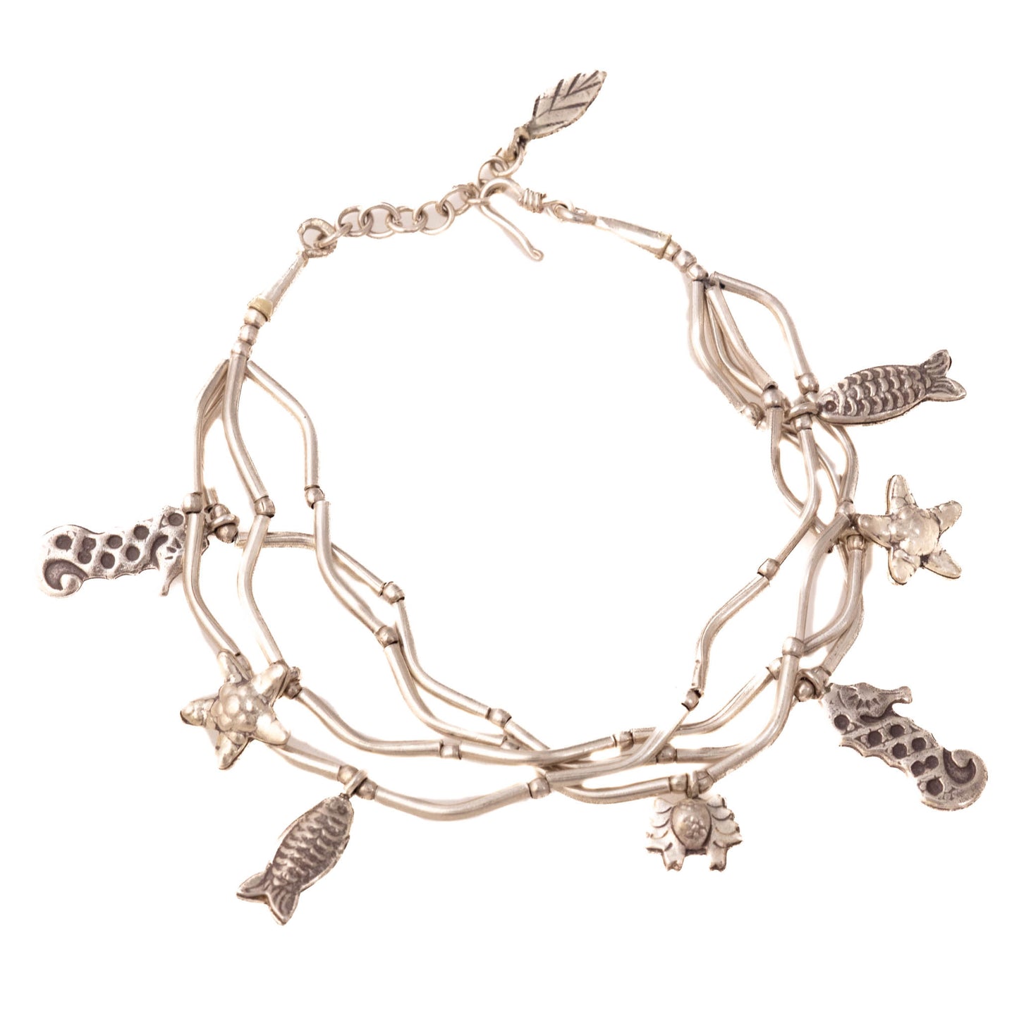Karen Hill Tribe Bracelet, 99.5% Pure Silver