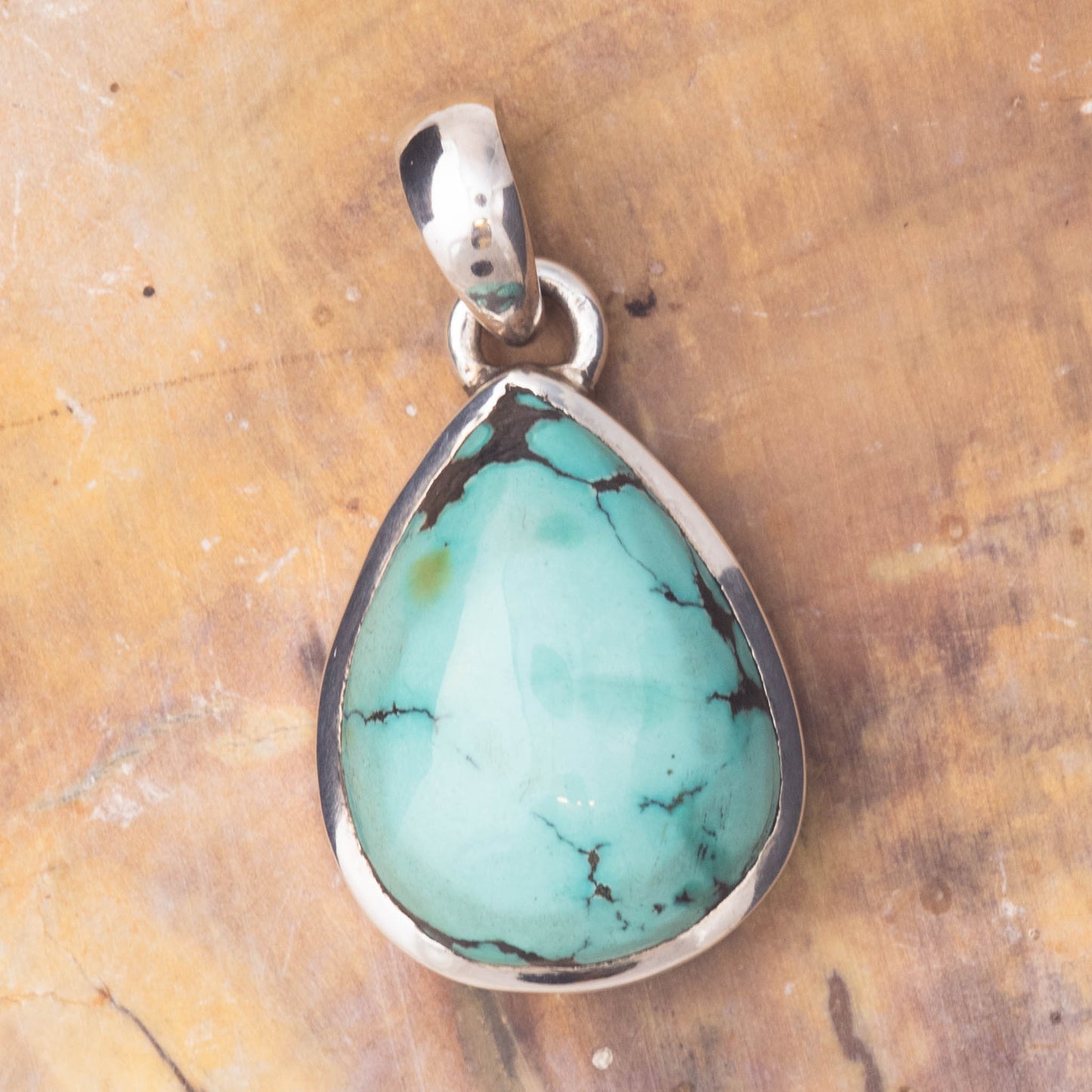 Turquoise, Sterling Silver Pendant