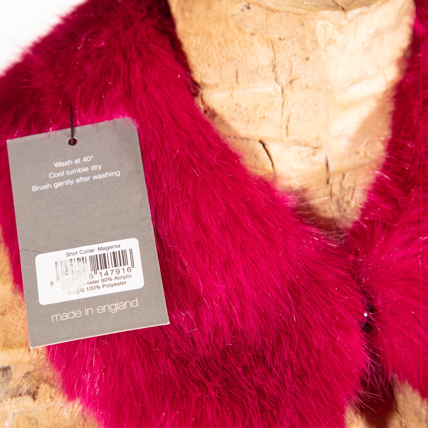 Collar by Helen Moore in Pink