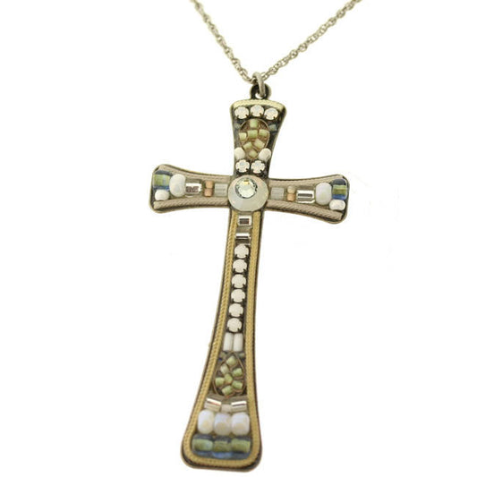 Ayala Bar, White Opal Cross