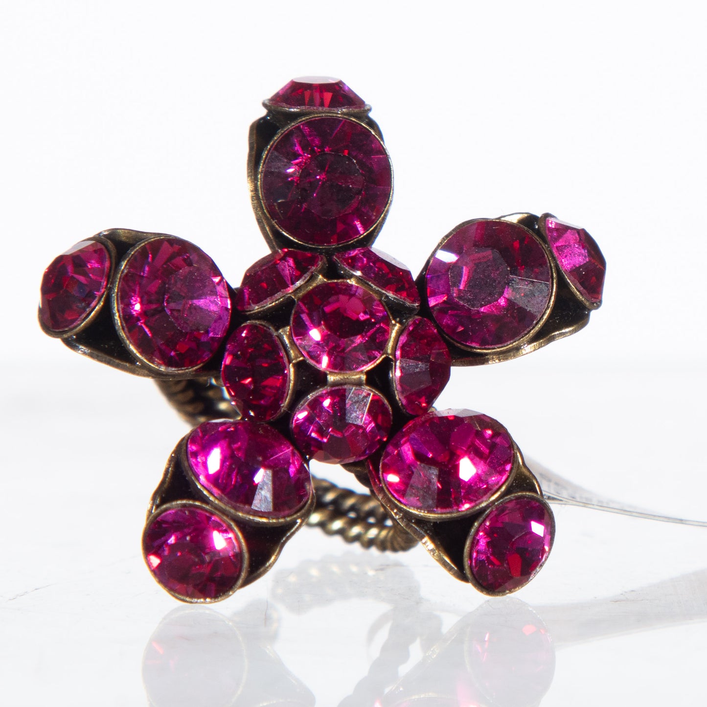 Konplott, Disco Star A Flamboyant Ring, Deep Pink/Gold