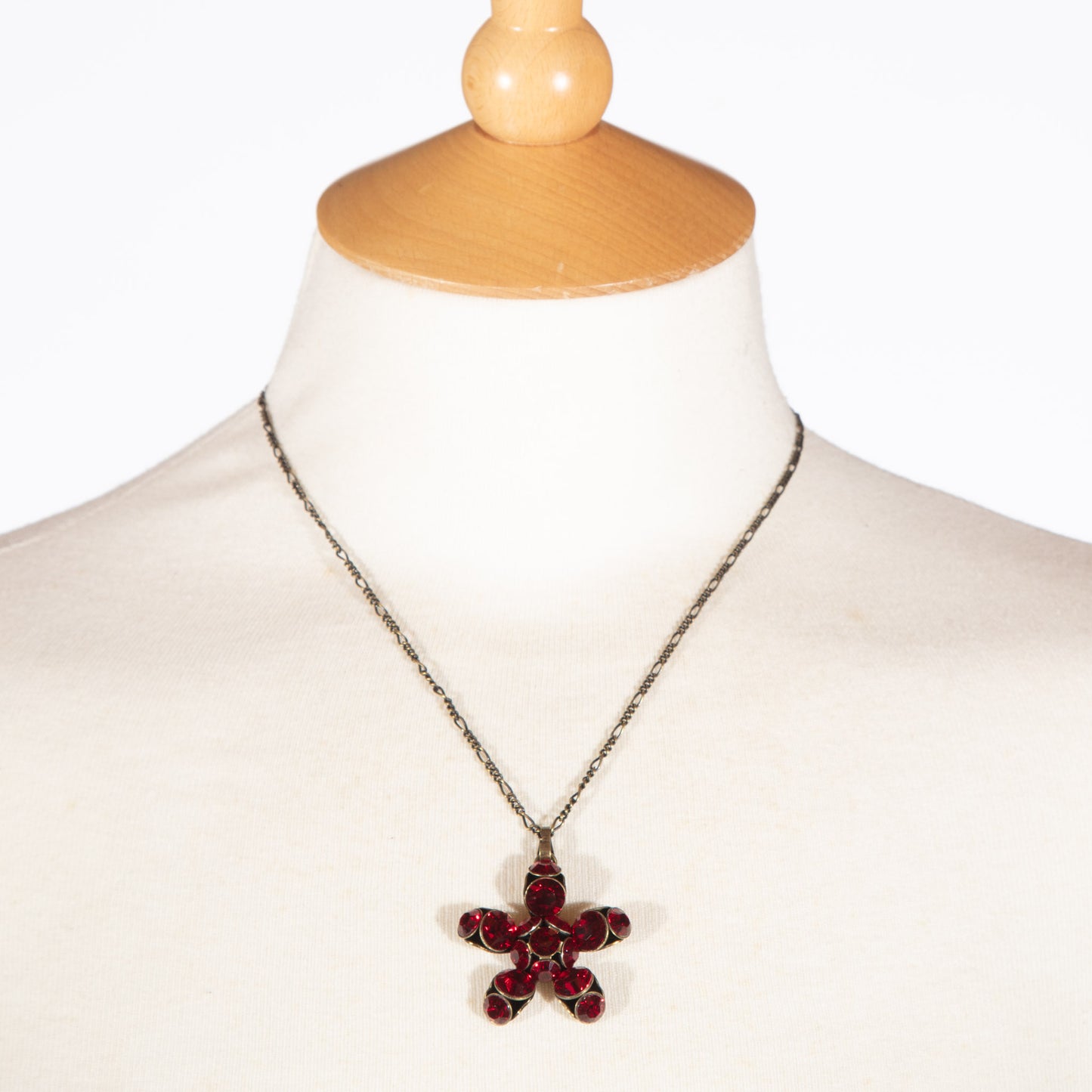 Konplott, Disco Star Dazzling Pendant, Red/Gold