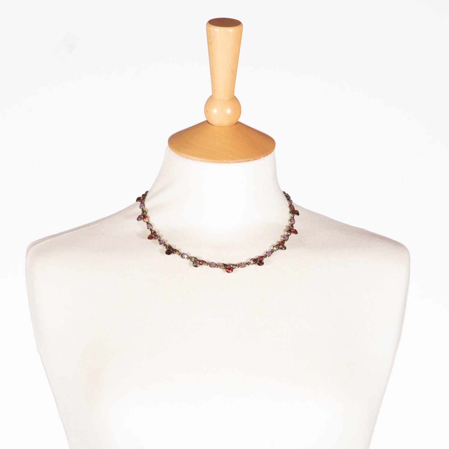 Konplott, Disco Star Enchanting All Round Necklace, Raspberry