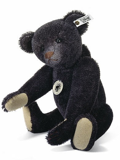 MOHAIR TEDDY BEAR 1908 BLACK 35CM