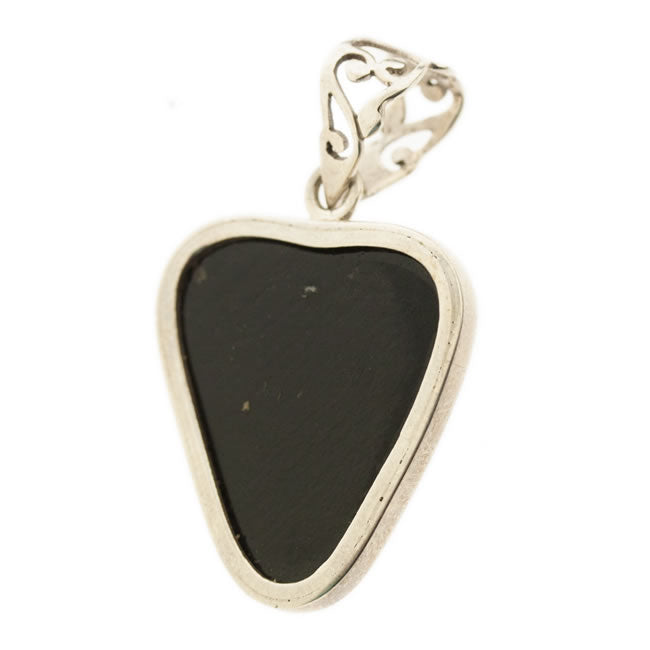 Dichroic Pendant set in Silver