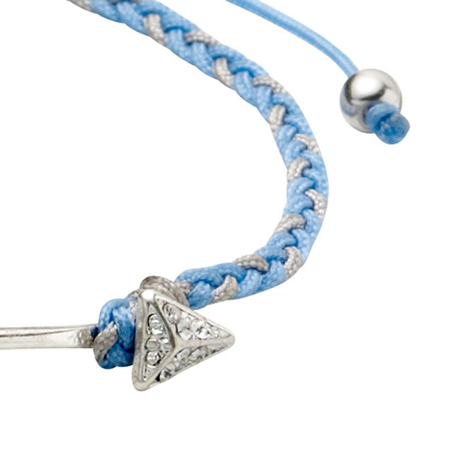 Pilgrim, Friendship Bracelet, Silver Plated, Blue