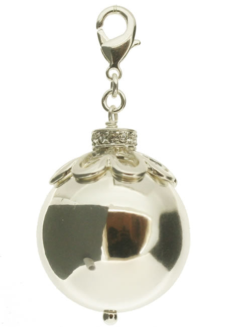 Pilgrim Mega Charm Ball Mega Charm, Silver