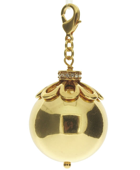 Pilgrim Mega Charm Ball Mega Charm, Gold