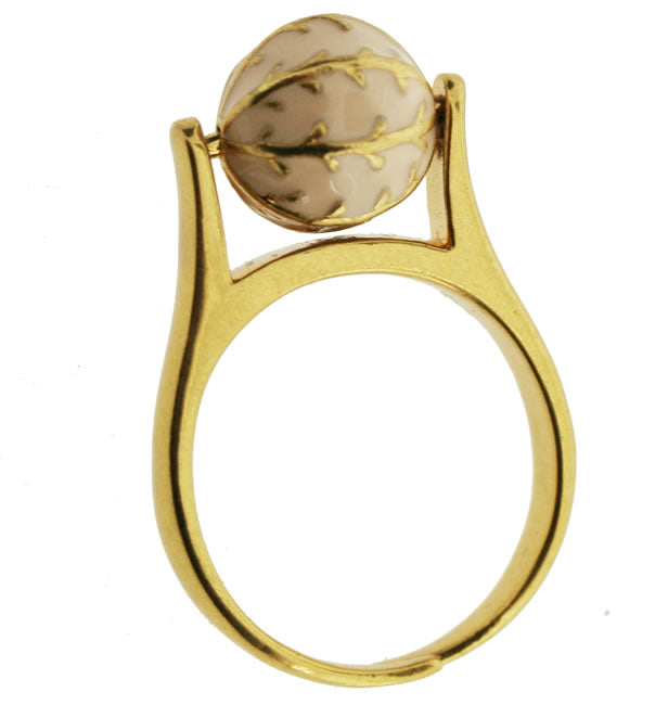 Pilgrim Starball Ball Ring, Pastel Mix/Gold