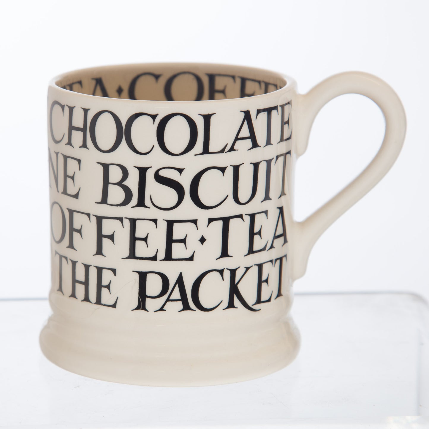 Chocolate Black Toast half pint mug from Emma Bridgewater