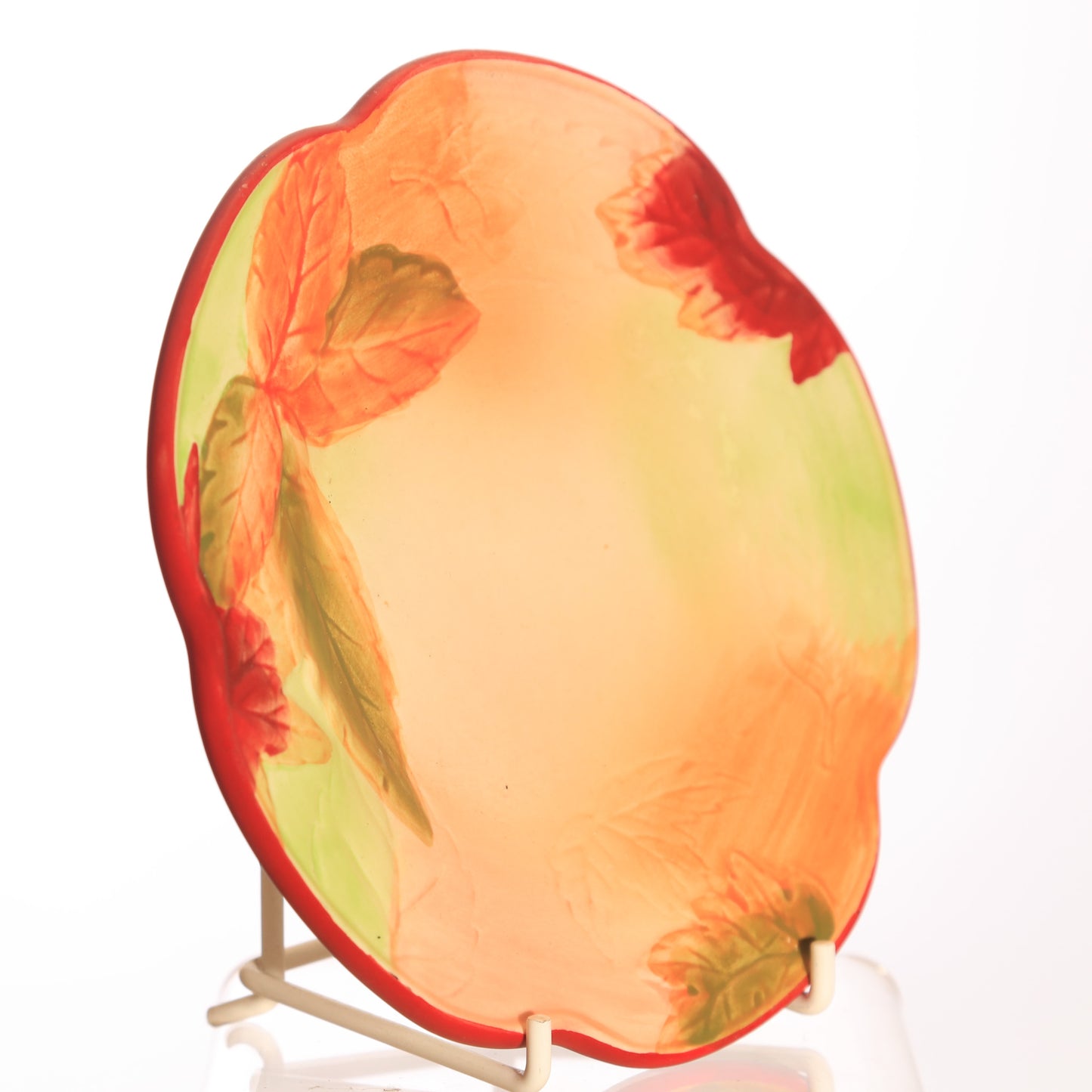 Yankee Tray for small Candle, Leaves
