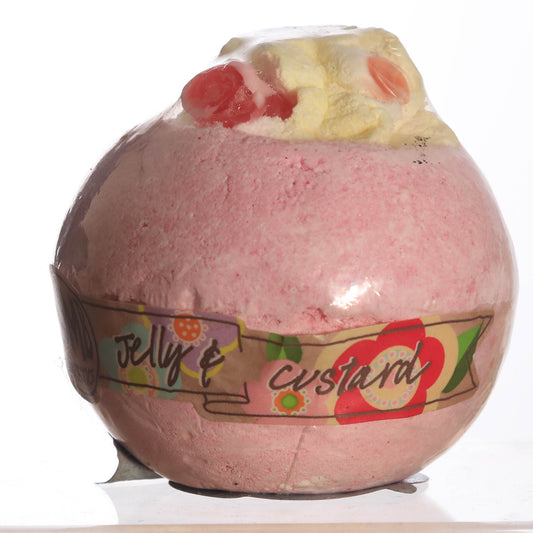 Jelly and Custard Bath Bomb by Bomb Cosmetics