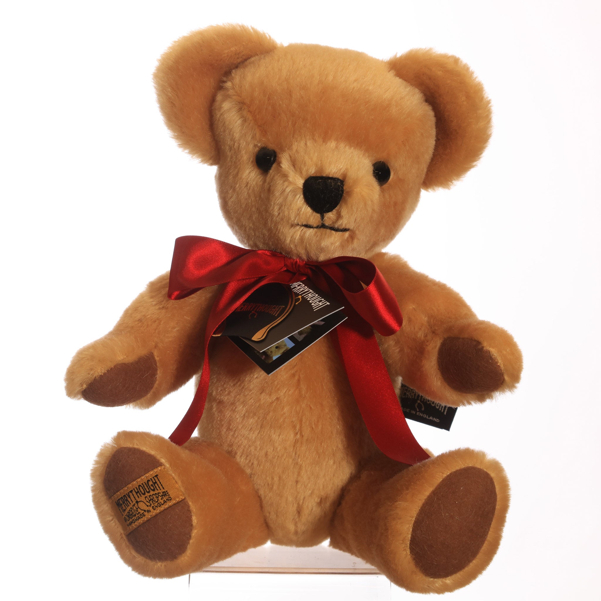 Merrythought London Gold Bear 14 Inch – Artyfax - Main Image