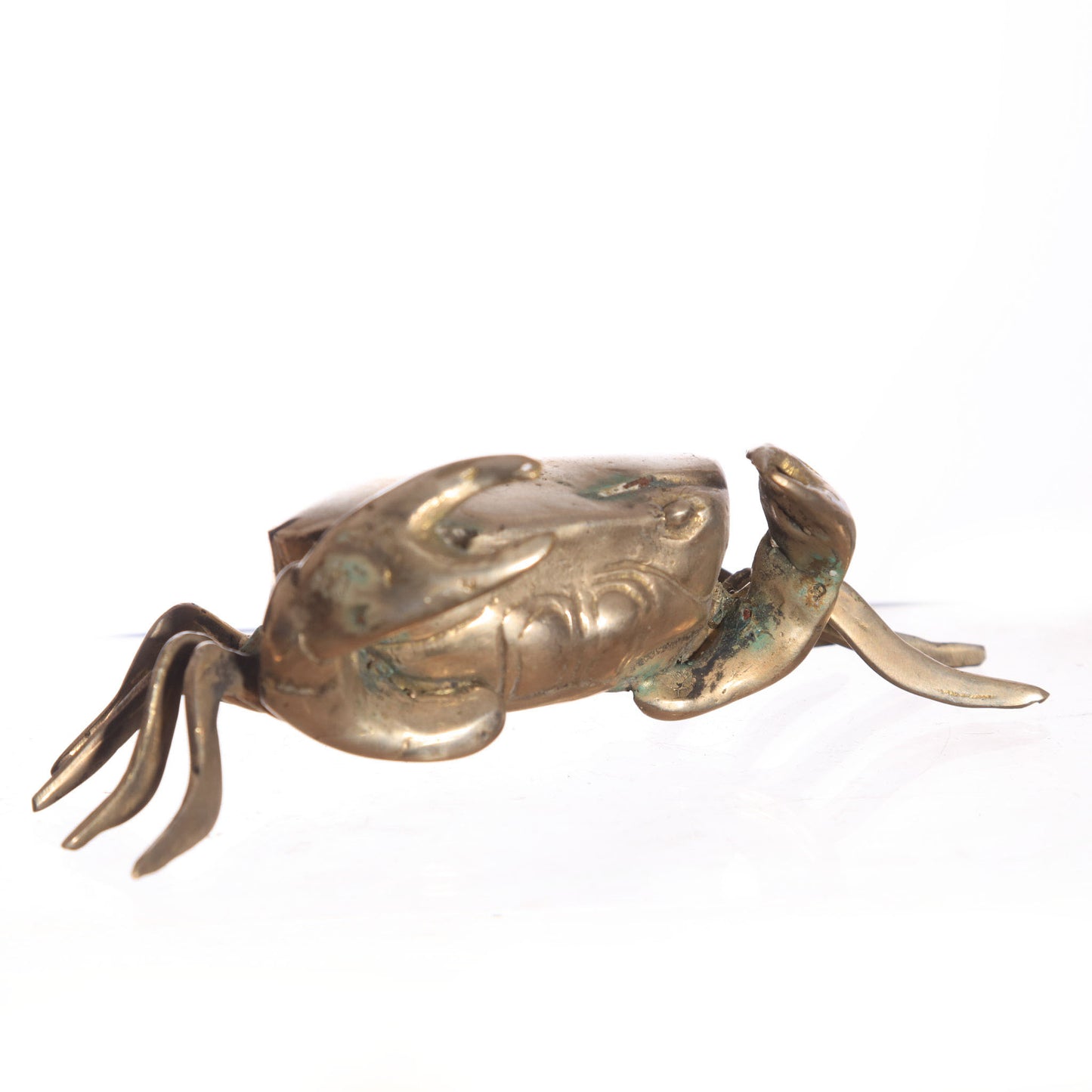 Bronze Crab, Nickel Plated, polished
