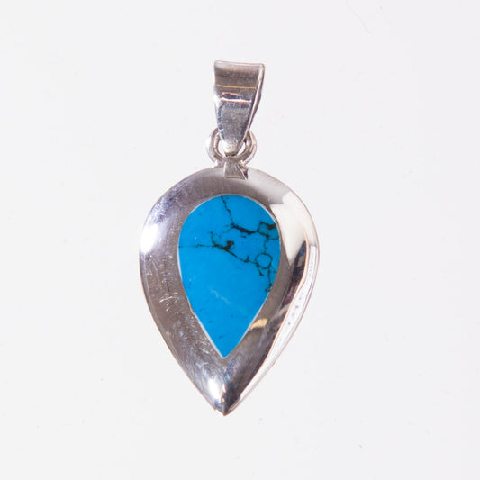 Pendant, Featured Turquoise set in Sterling Silver