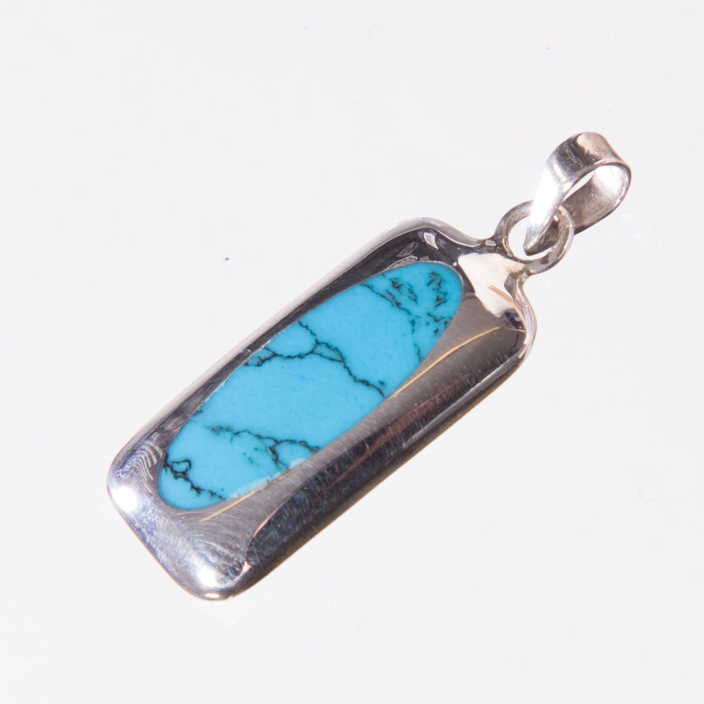 Pendant, Featured Turquoise set in Sterling Silver