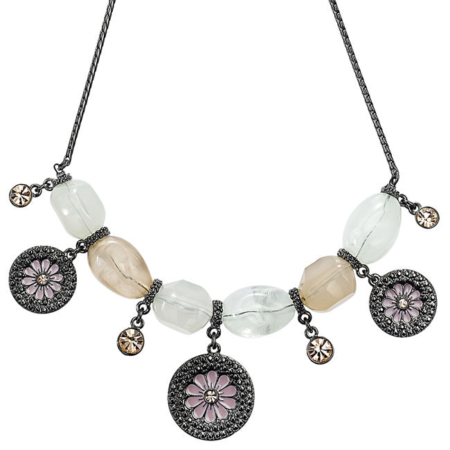 Pilgrim Delightful Allaround Necklace Multi/Hematite