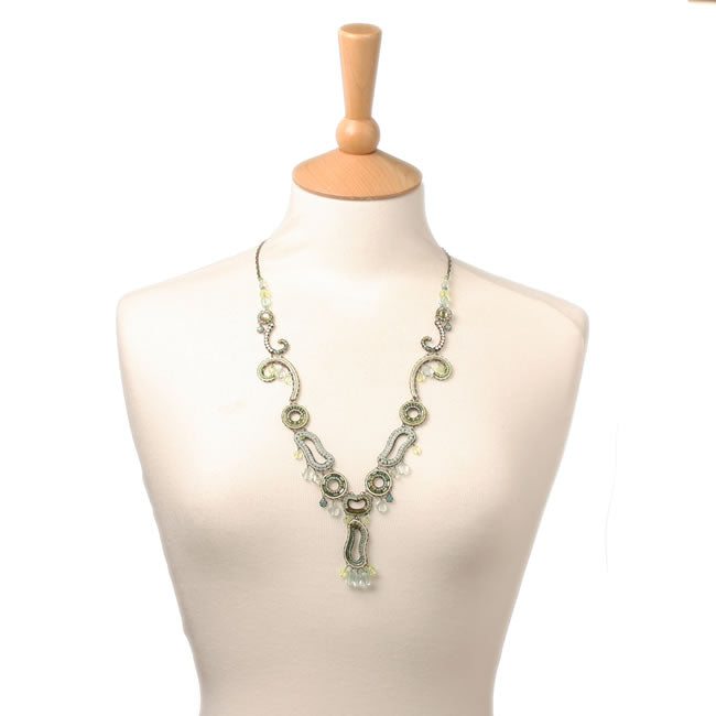 Ayala Bar, Mint and Pearls Necklace