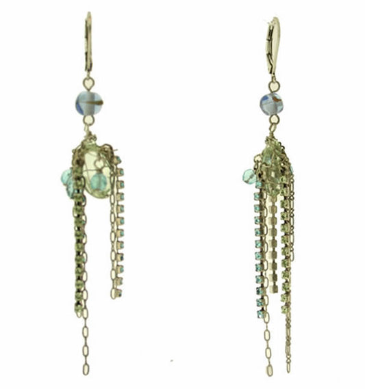 A&C Shabby Chic Long Dangly Earrings