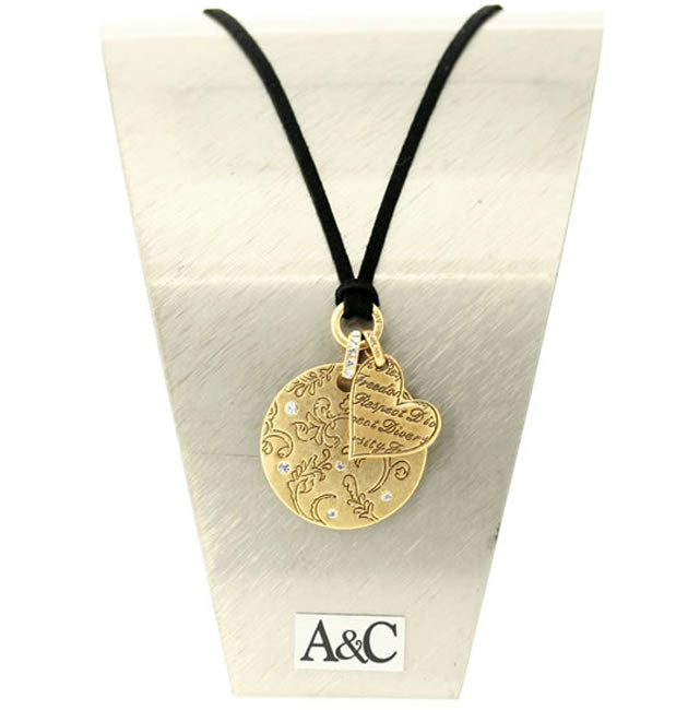 A&C Lovestory Lovely Necklace, Gold