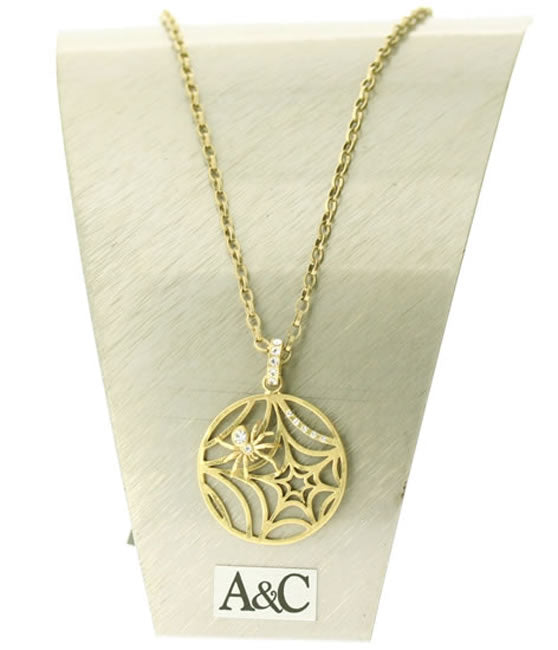 A&C Spiders Web Unusual Pendant