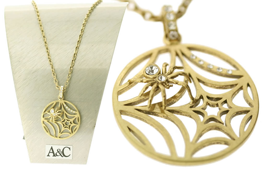 A&C Spiders Web Unusual Pendant