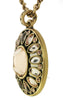 A&C Boudoir Fab Pendant Necklace, Peach/Gold