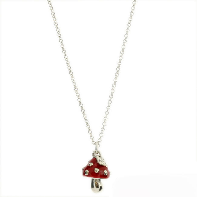 A&C Funny Mushroom Long Necklace