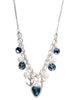 A&C Navy Blue Elaborate Necklace