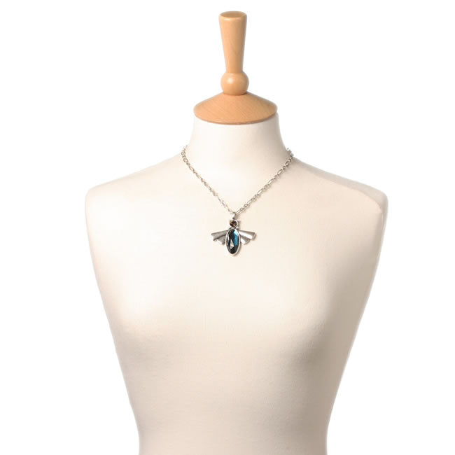 A&C Lucky Bugs Small Pendant, Purple/Gold