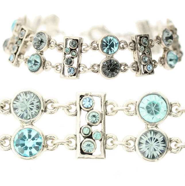 A&C Classic Party Beautiful Bracelet, Blue/Silver