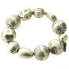 A&C Metal Nuggets Chunky Bracelet, Silver