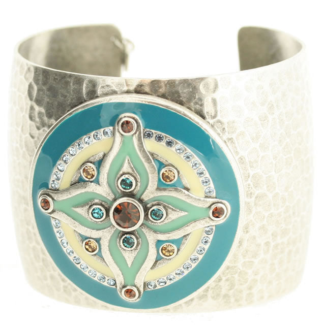A&C Elephant A Really Distinctive Bangle, Blue/Silver