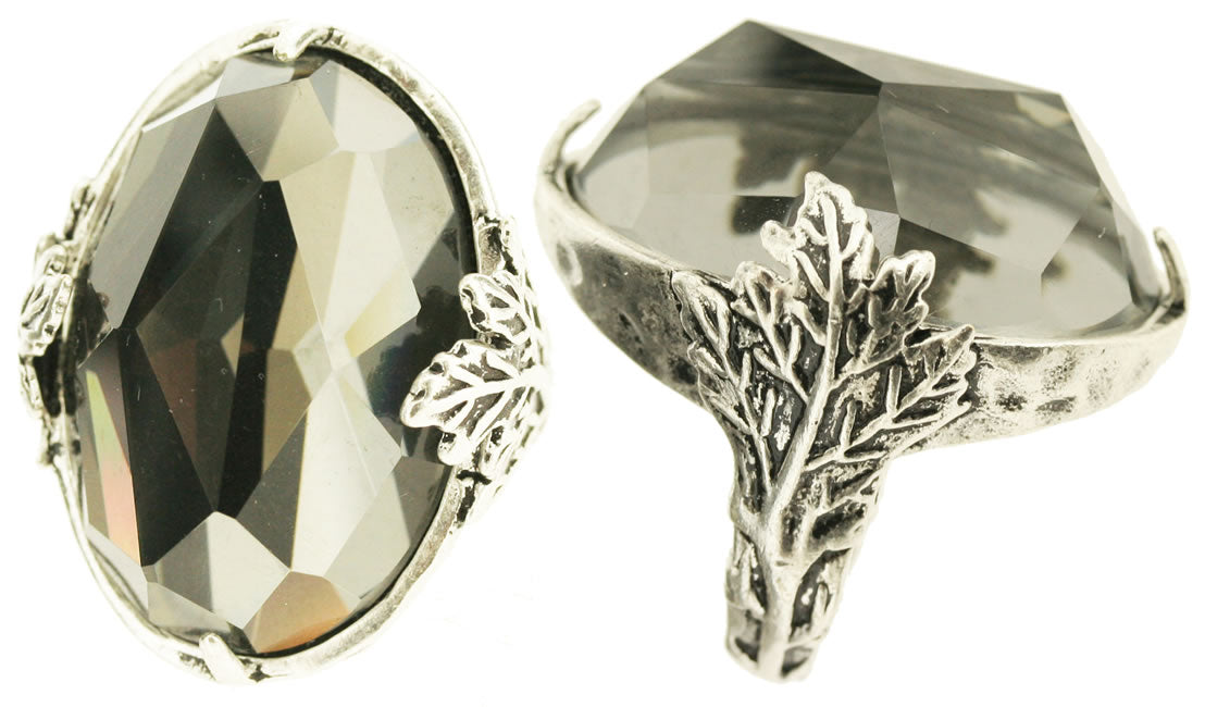A&C Maple Leaf, Stunning Ring, Grey/Silver