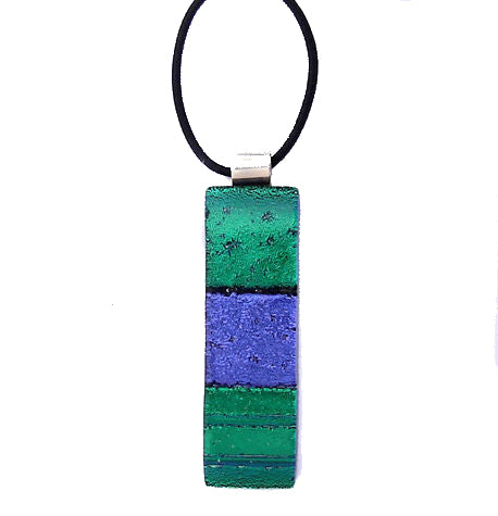 Dichroic Pendant Silver Bail