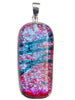 Dichroic Pendant set in Silver