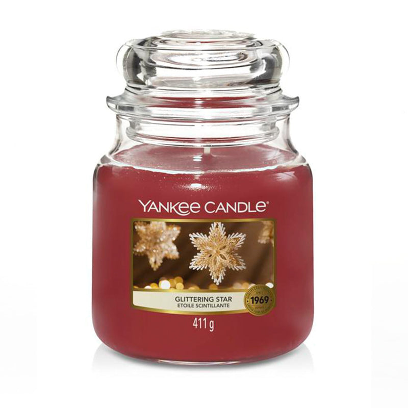 Yankee Candle Medium Jar, Glittering Star.