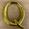 Gold Graffiti, letter Q