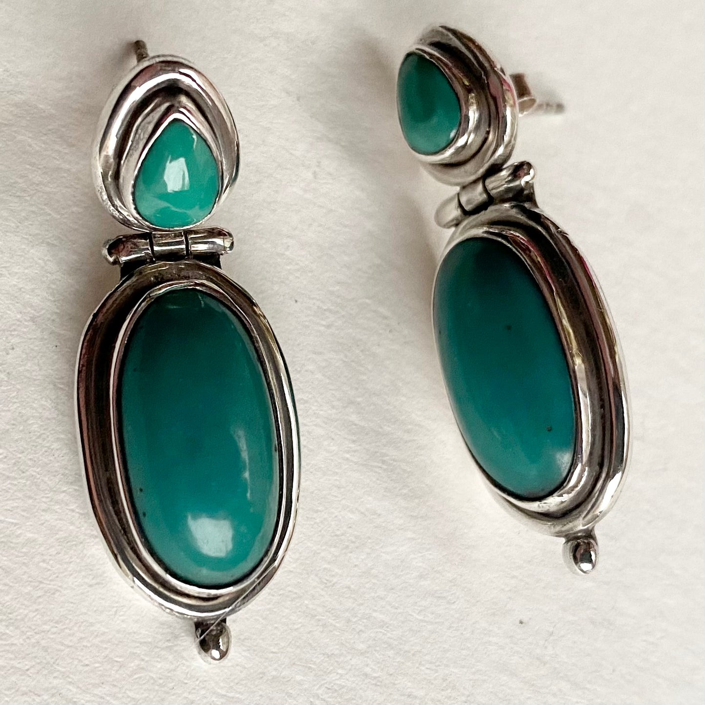 Sterling Silver set with Turquoise Earrings