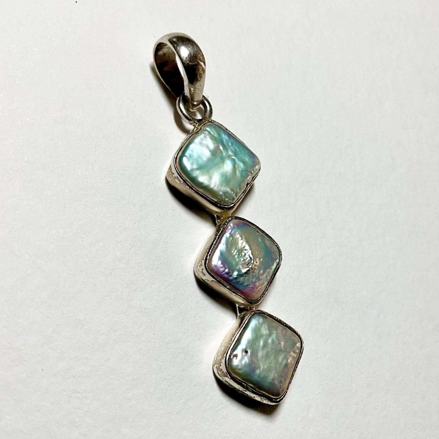 Pearl and Sterling Silver Pendant