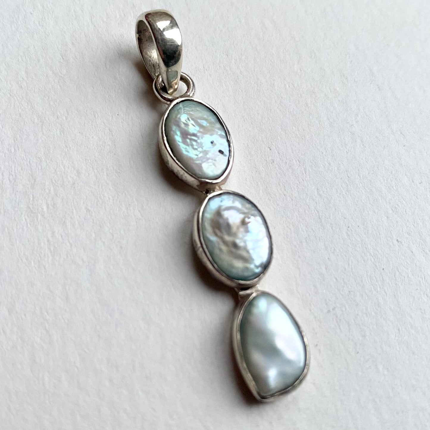 Copy of Pearl and Sterling Silver Pendant