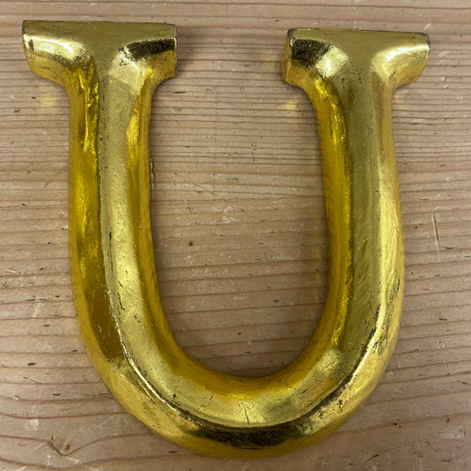 Gold Graffiti, letter U