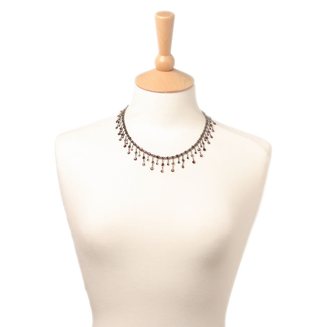 Konplott, Waterfalls Necklace, Purple/Gold