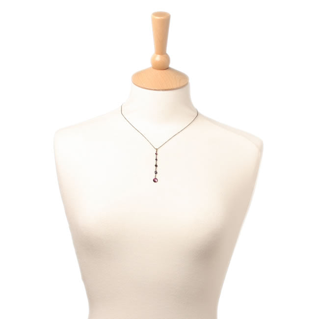 Pretty Pendant, Purple/Gold