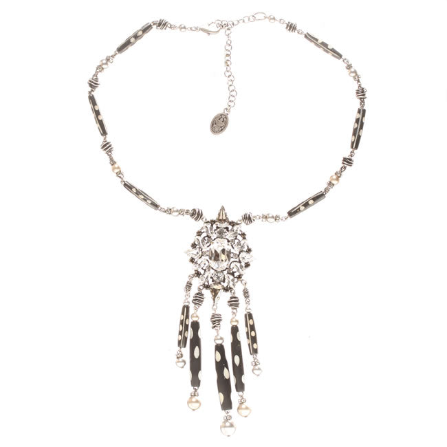 Konplott, Ad Originum Necklace, Black/Silver