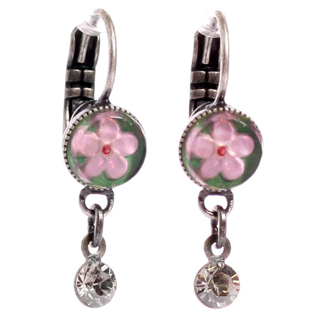 Konplott, Love Lost Love Found Earrings From Love Lost Love Found, Pink/Crystal/Silver