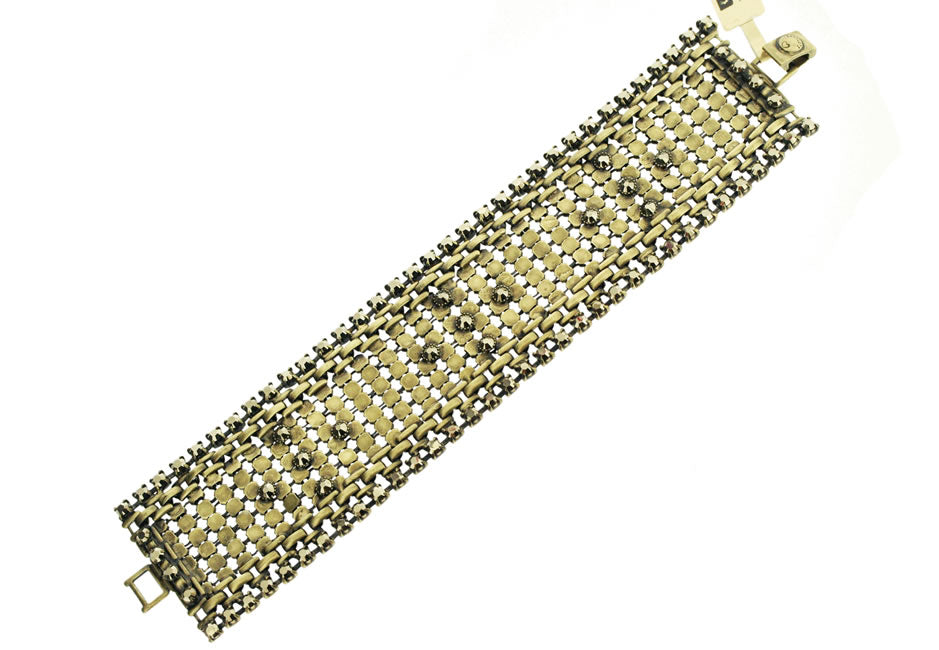 Konplott, Rock 'n' Glam Chain Mail Bracelet Gold, Gold