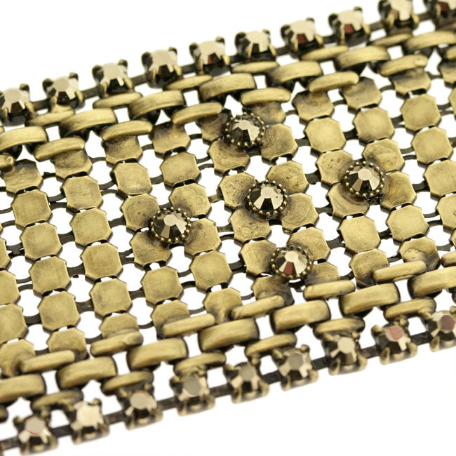 Konplott, Rock 'n' Glam Chain Mail Bracelet Gold, Gold