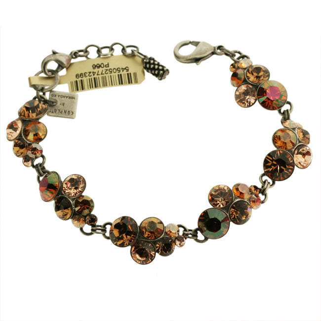 Konplott, Petit Glamour A Sparkly Bracelet, Brown/Silver